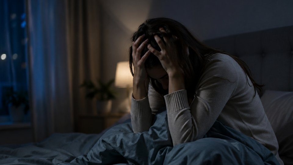 Anxiety and Opioids hero image of someone experiencing them both at the same time.